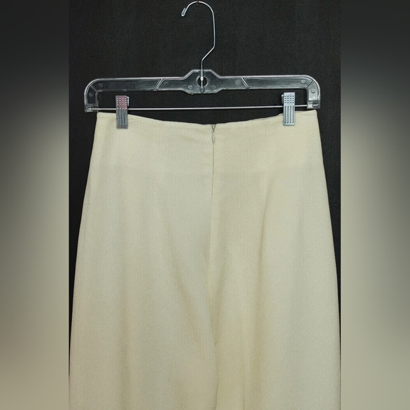 3.1 Phillip Lim Wide Leg Pants High Waisted Ivory Silk Lined Size 2 - Picture 7 of 11